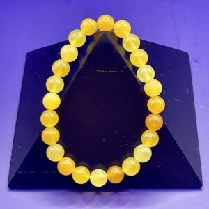 Doğal Sarı Güneş Taşı Bileklik